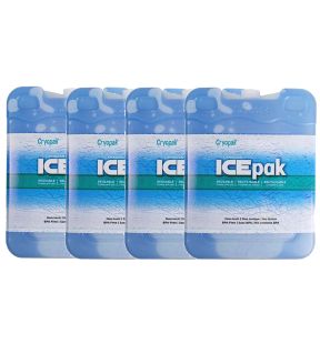 Cryopak - Lot de 4 IcePak Réutilisables, Non-Toxique