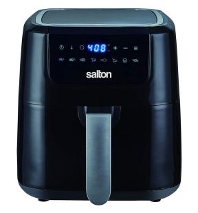 Salton Friteuse Numérique à Air XL Capacité de 5L 1400W avec 8 Fonctions Préprogrammées Noir