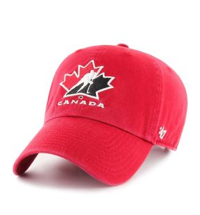 Casquette réglable 47 Brand Clean Up rouge - Hockey Canada