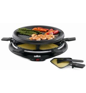 Salton TPG315 Gril Et Raclette Ronde 6 Personnes