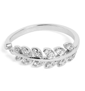 SOHI Bague feuillage pour femme