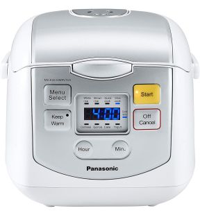 Cuiseur à riz Panasonic | SRZC075W | 4 tasses, cuisson contrôlée par micro-ordinateur