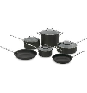 Batterie de cuisine anodisée Chefs Classic10 pièces - Cuisinart | 66-10