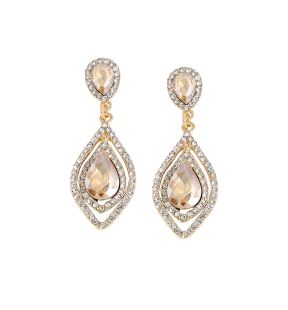 SOHI Boucles d'oreilles pendantes éblouissantes pour femme