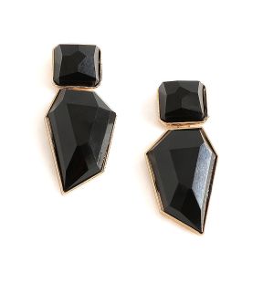 SOHI Boucles d'oreilles noires pour femme