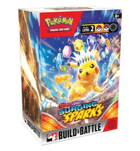 Pokémon  PRÉSENTOIR DE COFFRET BUILD & BATTLE ÉTINCELLES DÉFERLANTES SV8 Précommande 22 nov