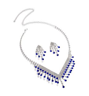 SOHI Parure de bijoux en cristal pour femme