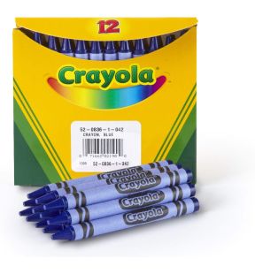 Crayons en vrac Crayola - Bleu 12 unités