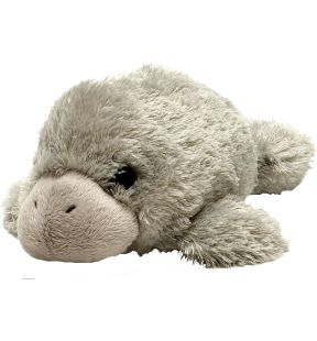 Wild Republic Lamantin en peluche, Animal en peluche, Jouet en peluche, Cadeaux pour enfant, Hug’Ems 7"