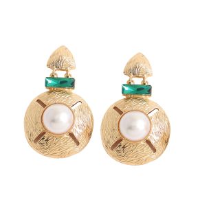 SOHI Boucles d'oreilles pendantes Regal femme de coloris doré