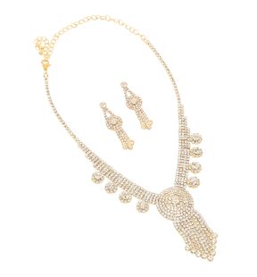 SOHI Parure de bijoux bling pour femme