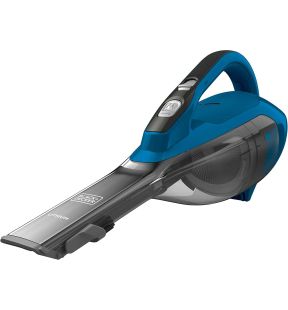 Black + Decker - Aspirateur à Main DustBuster, Sans-Fil avec Batterie au Lithium, Bleu