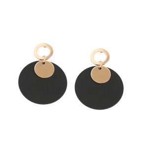 SOHI Boucles d'oreilles pendantes bloc pour femme