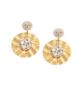 SOHI Boucles d'oreilles pendantes circulaires pour femme