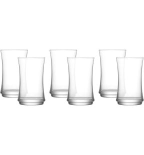 LAV - Ensemble de 6 Verres, Capacité de 365 mL, Vont au Lave-Vaiselle