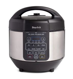 Starfrit - Autocuiseur avec 11 Fonctions de Cuisson, Capacité de 8 Litres, 1200 Watt, Acier Inoxydable