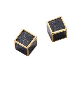 SOHI Boucles d'oreilles à tige cubiques pour femme