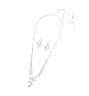 SOHI Ensemble de bijoux couleur argent pour femme