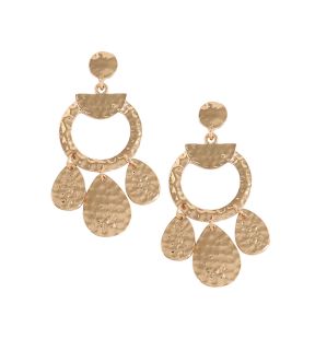 SOHI Boucles d'oreilles pendantes dentelées pour femme