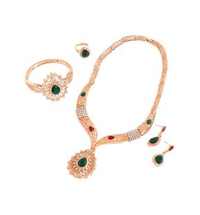 SOHI Ensemble de bijoux dorés pour femmes