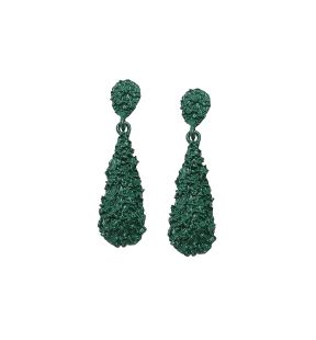 SOHI Boucles d'oreilles pendantes vertes pour femmes