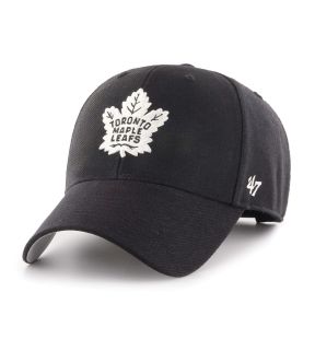 Casquette réglable noire/blanche 47 Brand Basic LNH - Toronto Maple Leafs