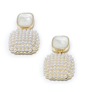 SOHI Boucles d'oreilles pendantes ornées pour femme