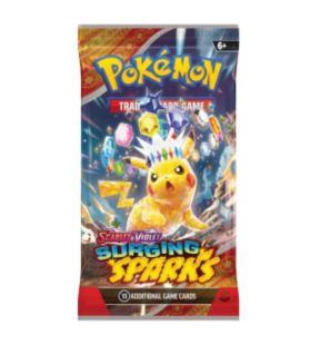 PAQUET DE BOOSTERS ÉTINCELLES DÉFERLANTES SV8 de Pokémon (x1) Précommande 8 nov.