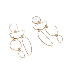 SOHI Boucles d'oreilles pendantes abstraites pour femmes