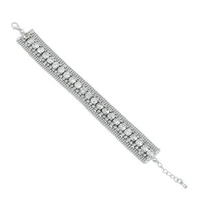 SOHI Bracelet de tennis tendance en argent pour femme