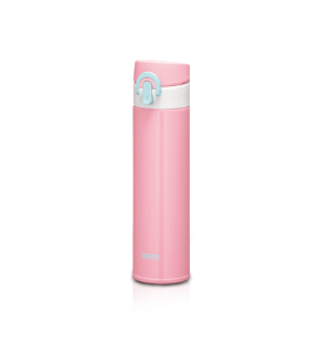 Bouteille isotherme en acier inoxydable, isolée sous vide : 400 ml, rose | JNI-402-POP