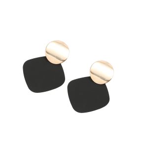 SOHI Boucles d'oreilles pendantes noires pour femmes