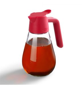 Starfrit - Verseur à Sirop Anti-Goutte, Capacité de 600ml, Rouge