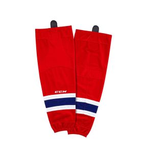 Chaussettes de hockey CCM Quicklite 8000 des Canadiens de Montréal à domicile