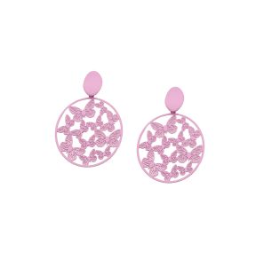 SOHI Boucles d'oreilles pendantes en filigrane papillon pour femme