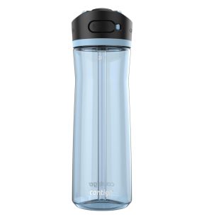 Contigo - Bouteille d'eau avec Couvercle Anti-fuite et Verrouillage, Sans BPA, Capacité de 709ml, Bleu