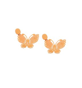 SOHI Boucles d'oreilles pendantes papillon pour femme