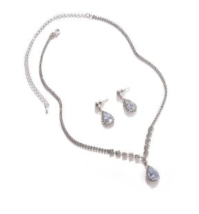 SOHI Ensemble de bijoux couleur argent pour femme