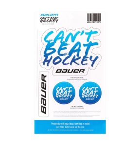 Feuille d’autocollants Bauer Can’t Beat Hockey