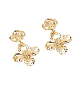 SOHI Boucles d'oreilles pendantes en forme de fleur pour femme