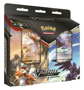 Pokémon  DECK DE COMBAT V LOUGAROC CONTRE CORVAILLUS