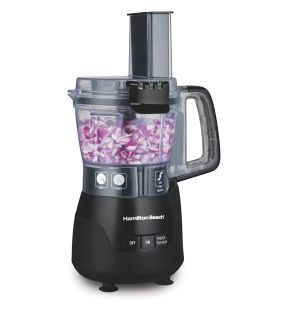 Hamilton Beach - Robot Culinaire Stack & Snap, Capacité de 4 Tasses, Noir