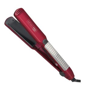 Conair - Fer Plat en Céramique Tourmaline, Température Maximum 455°F, Rouge