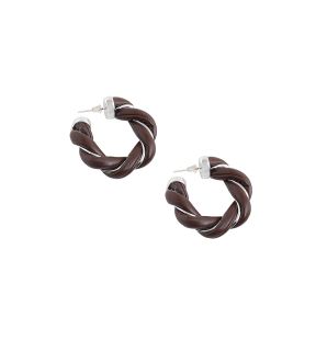 SOHI Boucles d'oreilles créoles en corde pour femme