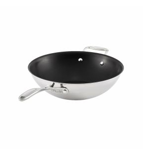 Wok Vista Clad - Zwilling- 12 pouces/30 cm, antiadhésif, acier inoxydable | 65029-830