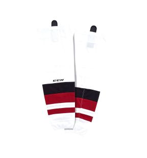 Chaussettes de hockey CCM Quicklite 8000 Arizona Coyotes à l’extérieur