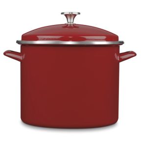 Cocotte Cuisinart acier émaillé : 12 quarts, rouge | EOS126-28R