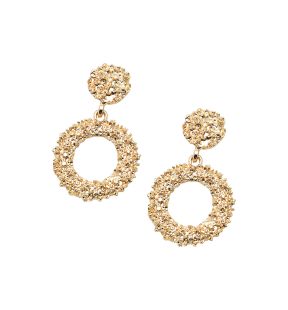 SOHI Boucles d'oreilles pendantes corrodées pour femme