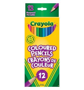 Pochette de 12 crayons de couleur Crayola