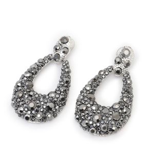 SOHI Boucles d'oreilles à tige argentées pour femme